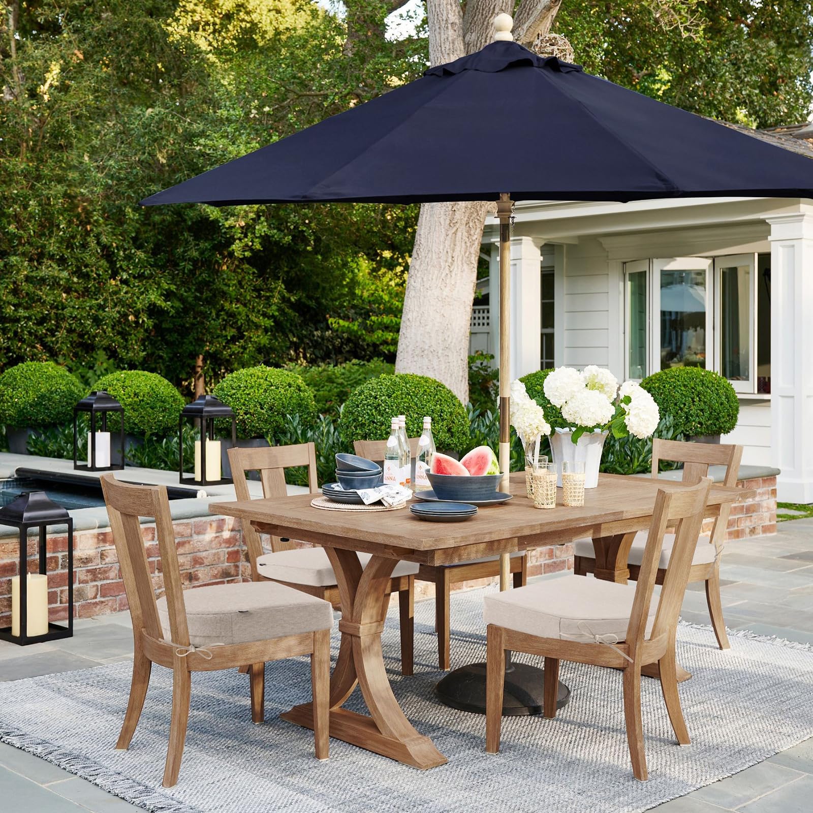 Topotdor chair cushions with built-in double layers for convenient care and longevity.