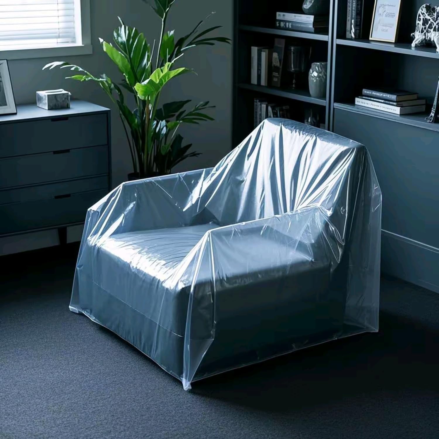 TopSoon 2Pack chair cover set kept over two chairs for protection during transport