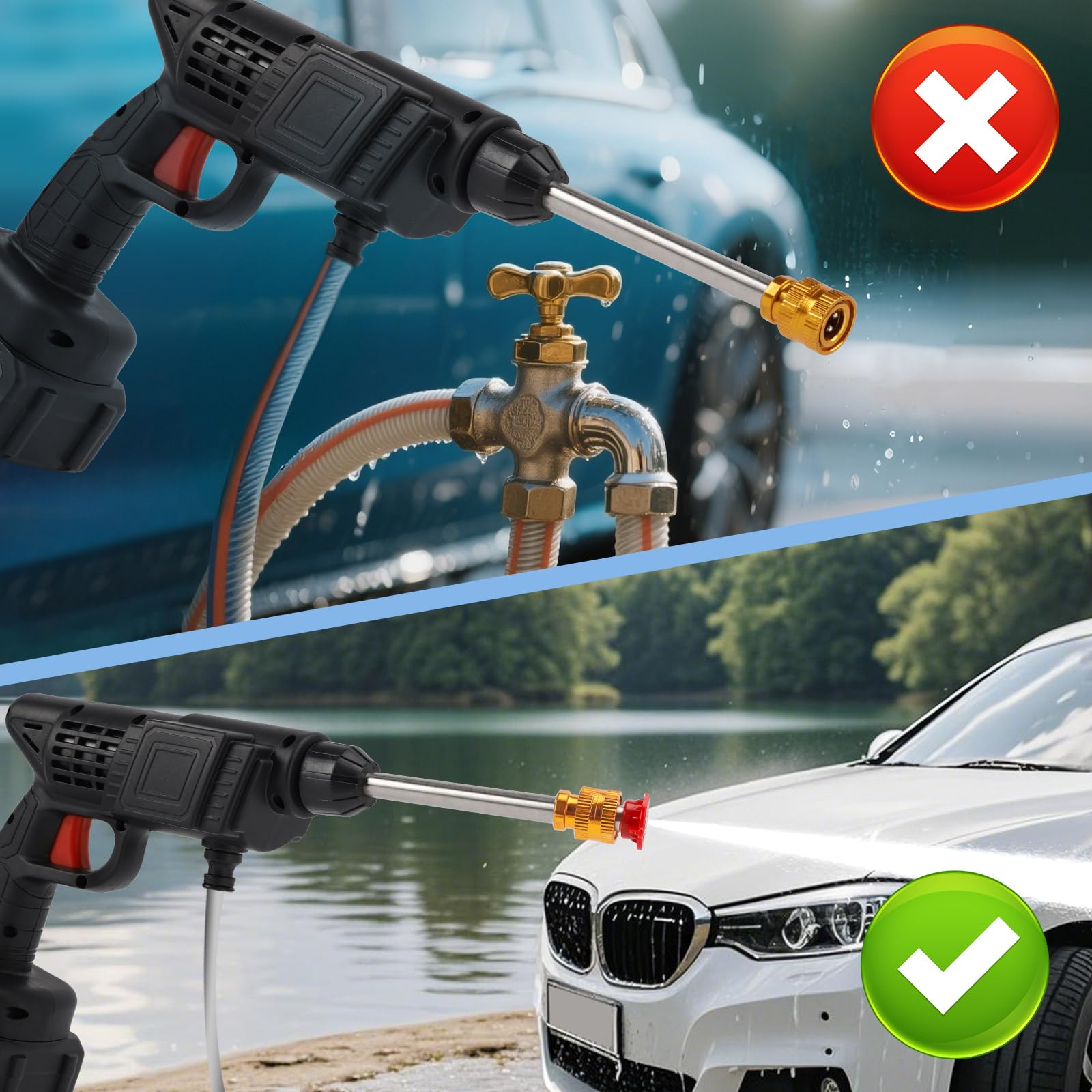 Topteng Power Blaster Plus multiple spray modes for different cleaning tasks