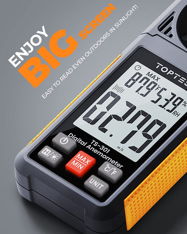 TopTes TS-301 with a 2.26-inch backlit screen for easy readings in any lighting.