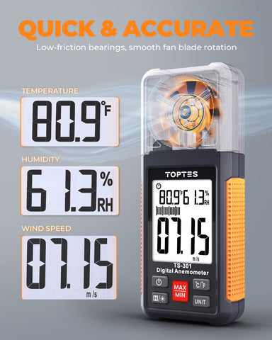 TopTes TS-301 handheld design allows one-handed operation during activities.
