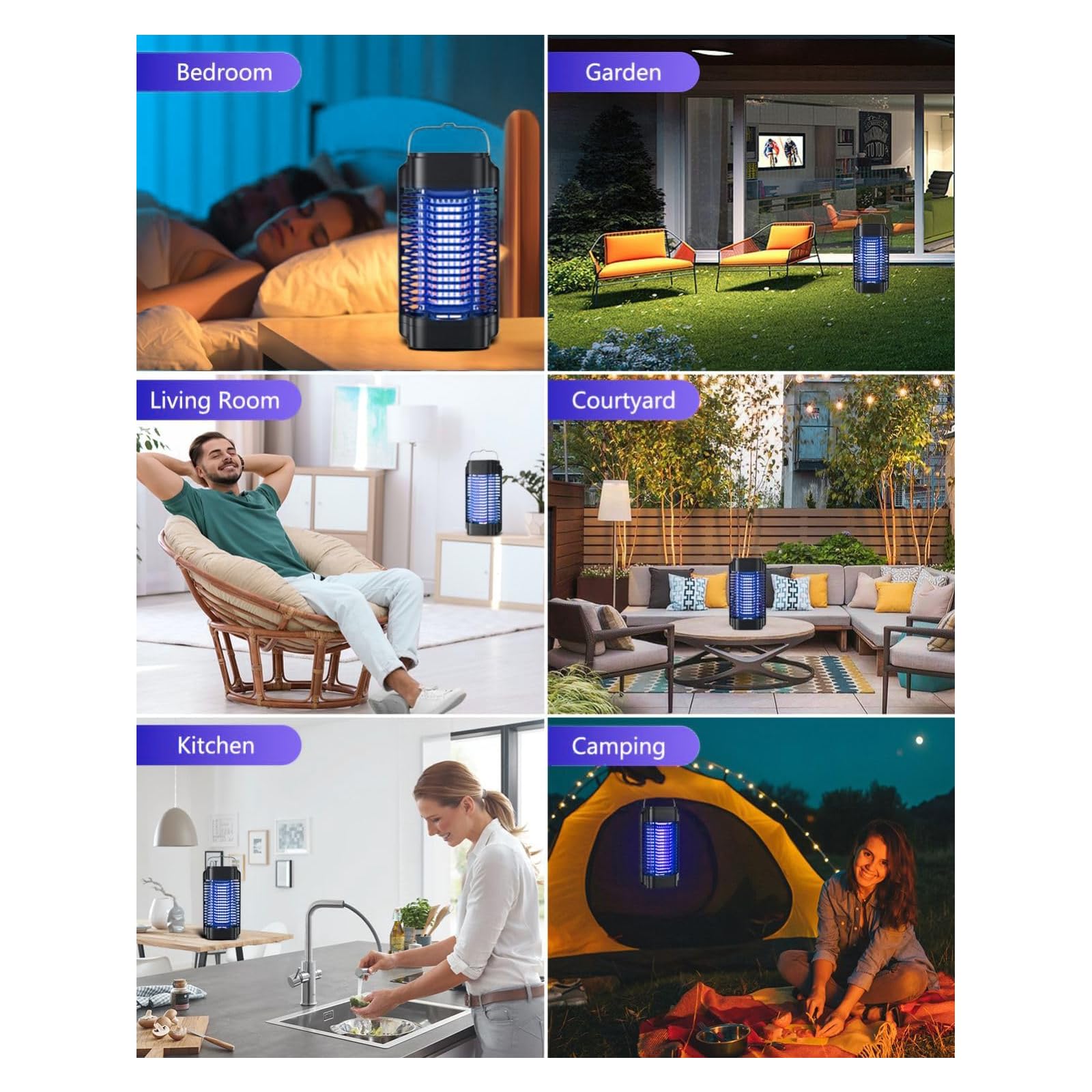Topwowe Bug Zapper removable tray enables easy cleaning after use