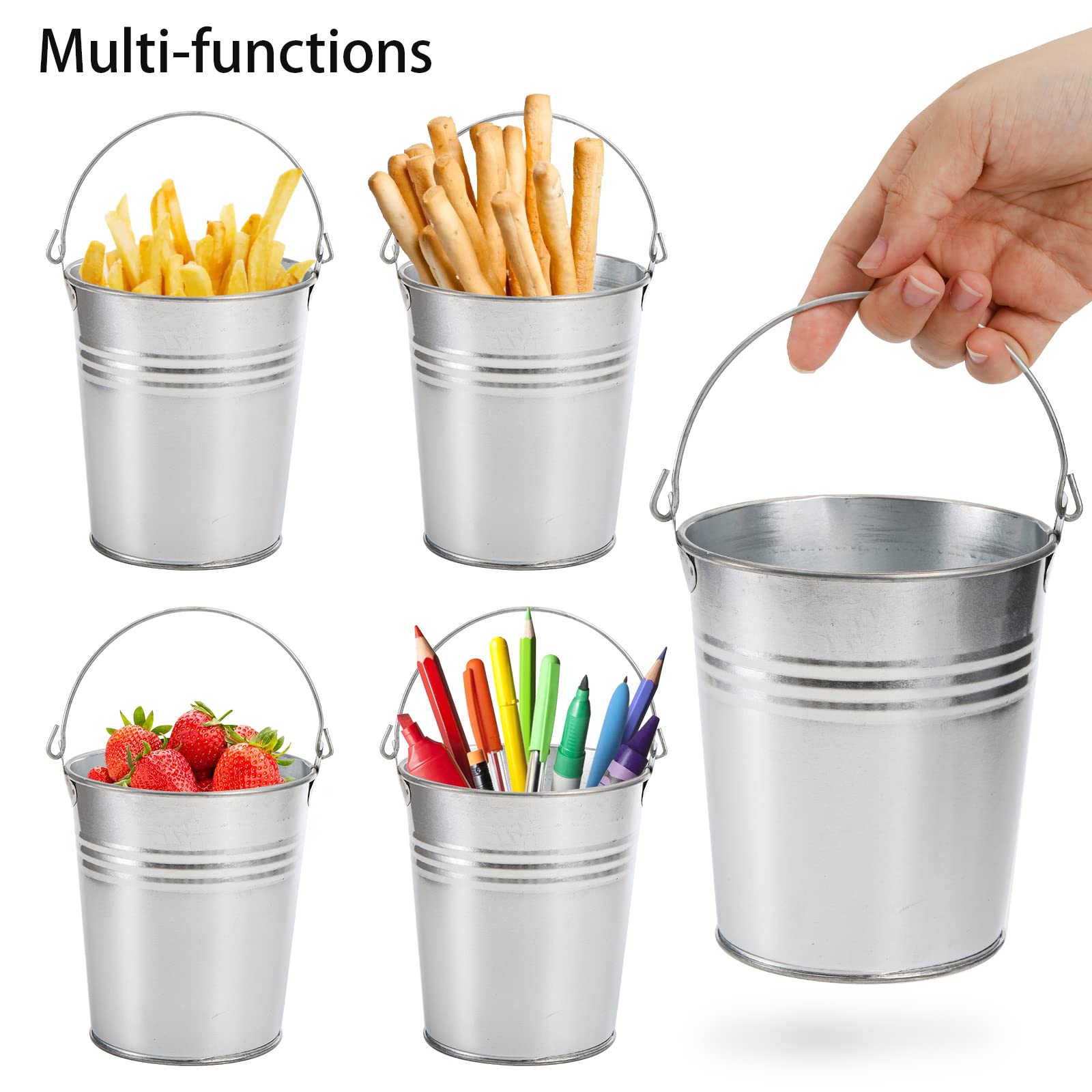 TOPZEA small pails ideal for DIY crafts like flowers or gifts