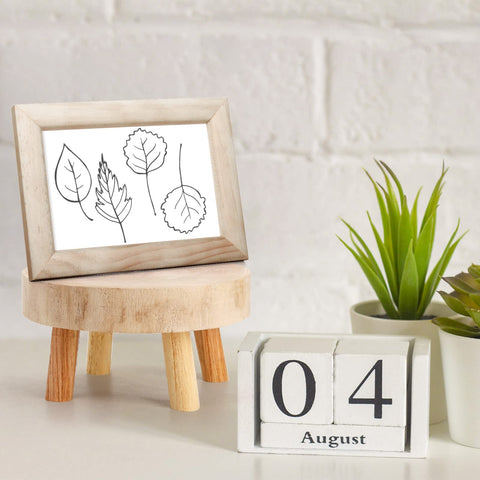 Topzea unfinished wood plant stand blends farmhouse charm.