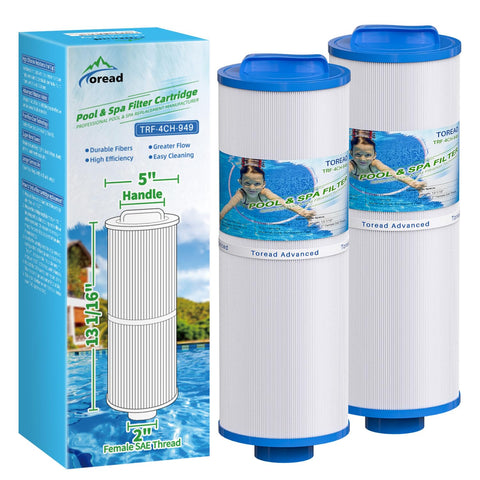 TOREAD 4CH-949 spa filter top handle for easy removal.