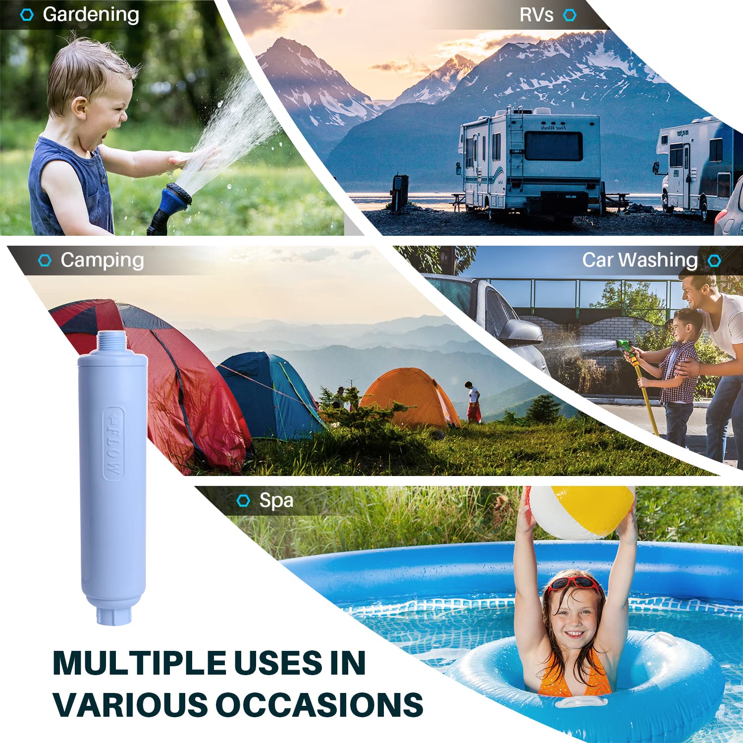 TOREAD filter with NSF certification label signaling material quality