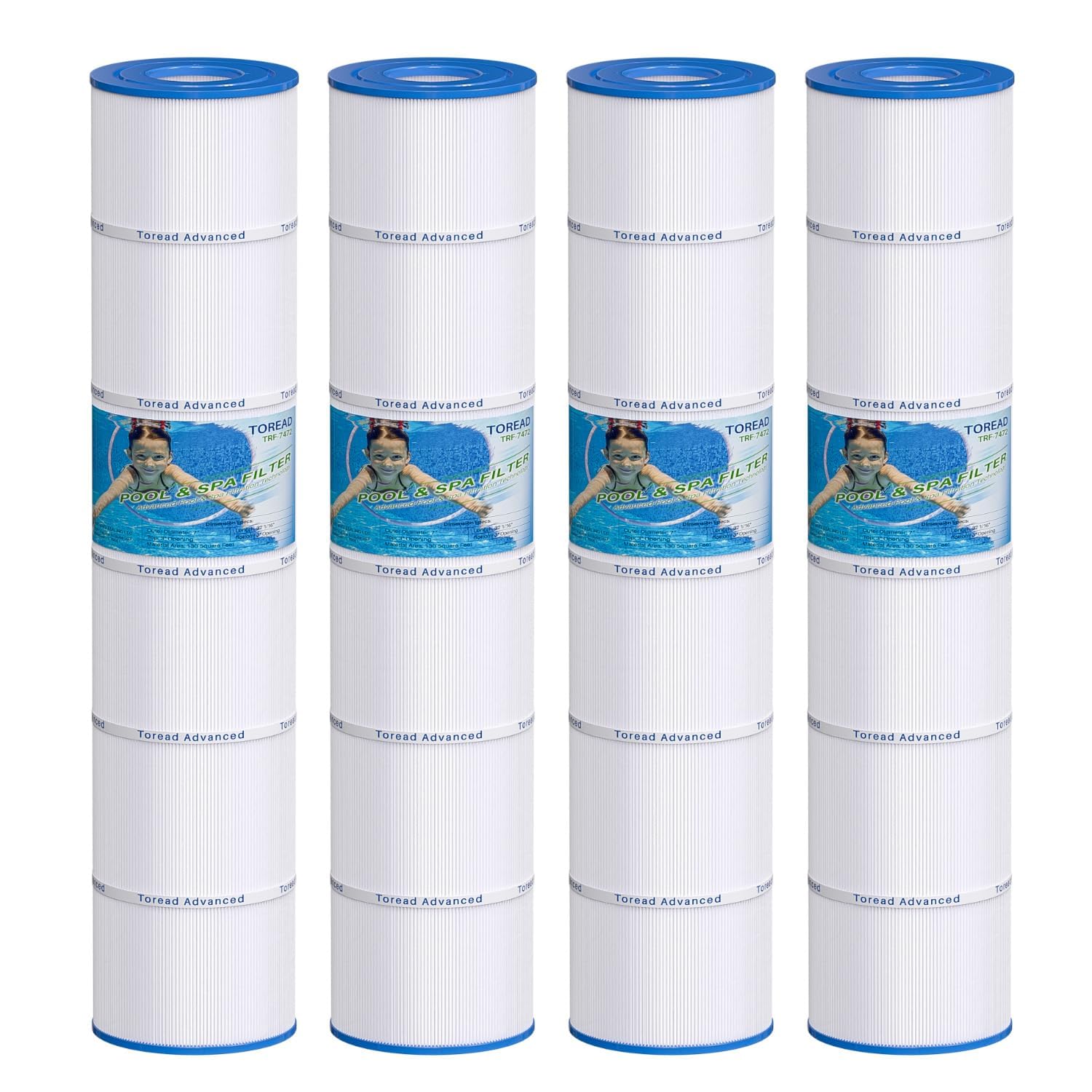 TOREAD PCC130 filter top and bottom openings for secure pool filtration