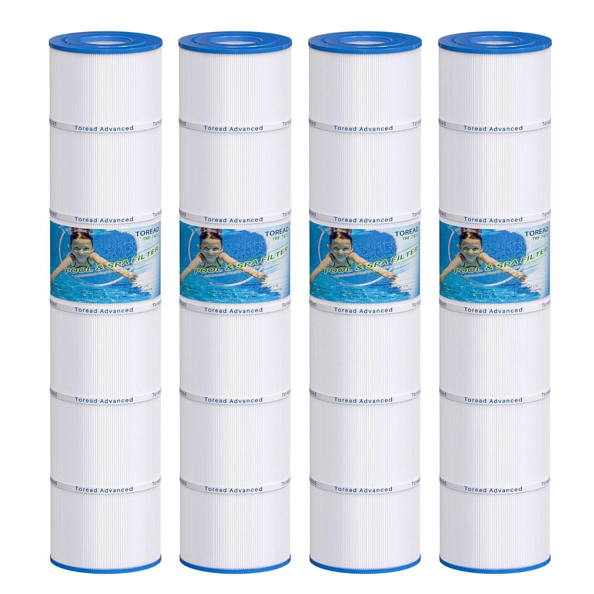 TOREAD PCC130 filter top and bottom openings for secure pool filtration