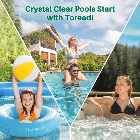 TOREAD PCC80 filter maintenance image suggests easy cleaning to extend life.