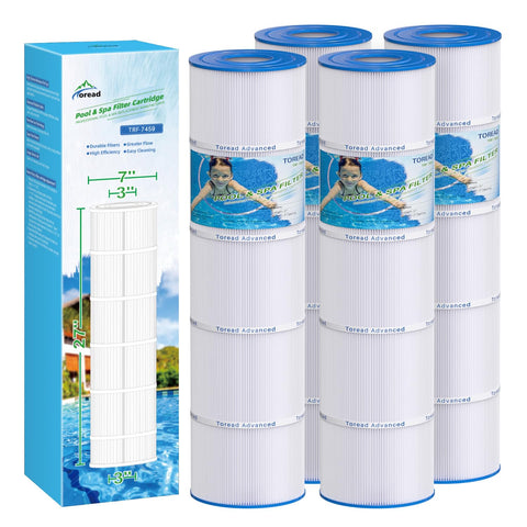 TOREAD pool filter 4x85 sq ft 4-pack improves water clarity and circulation