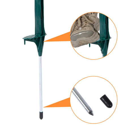 Toriexon fence posts designed for outdoor installation with stable ground anchoring.