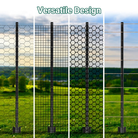 Toriexon anchor plate adds stability for garden and gate fencing.