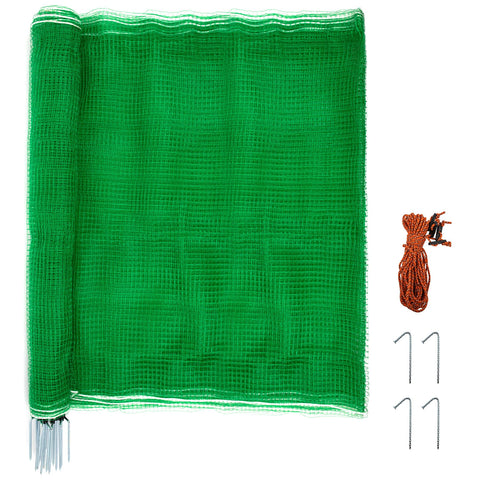 Toriexon boundary fence 4ft by 100ft with durable mesh for backyard confinement.