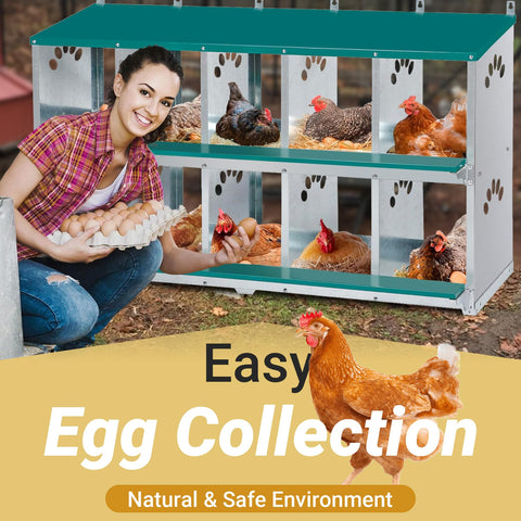 Toriexon nesting box side view highlighting sturdy galvanized steel construction