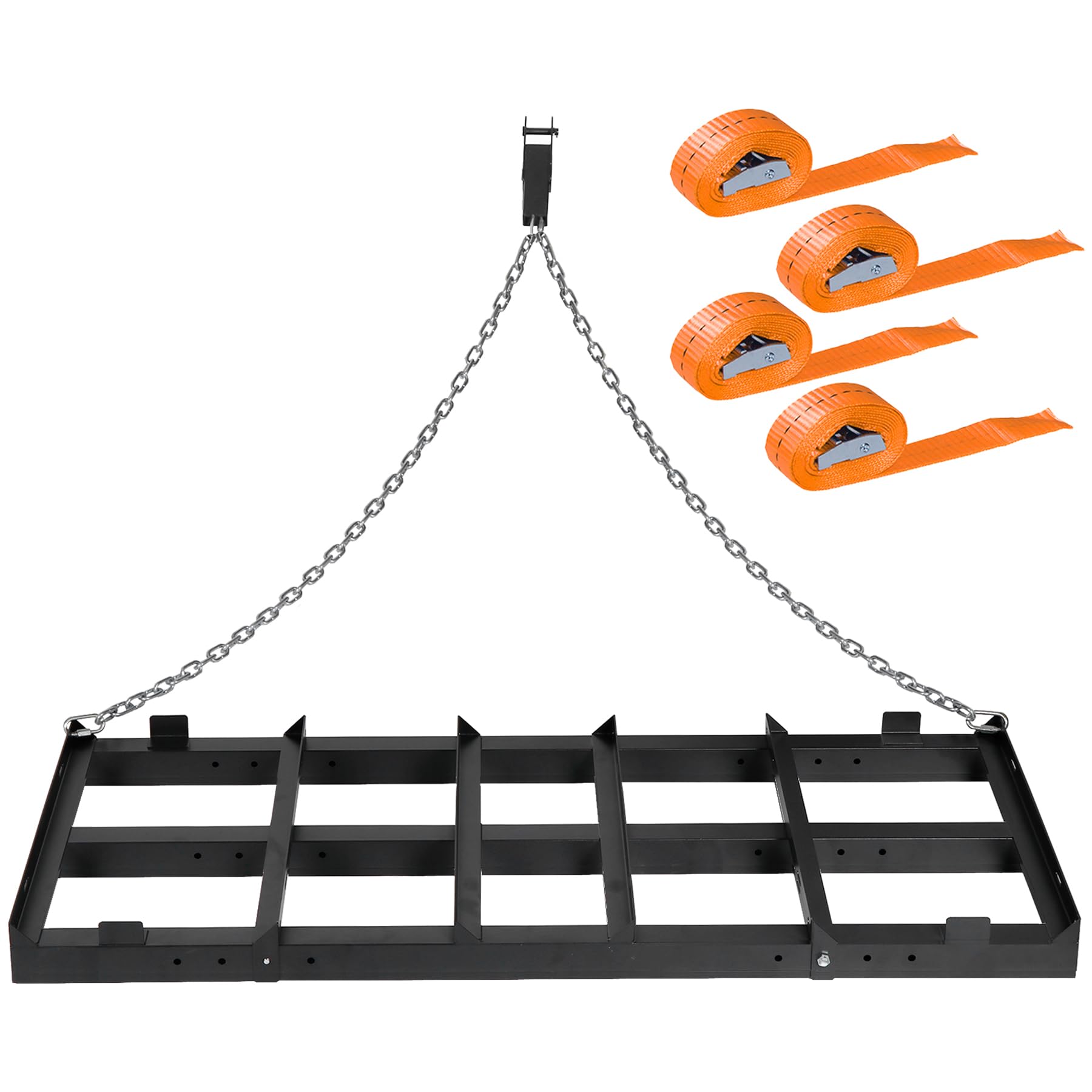 Toriexon drag harrow side view on a gravel driveway for leveling