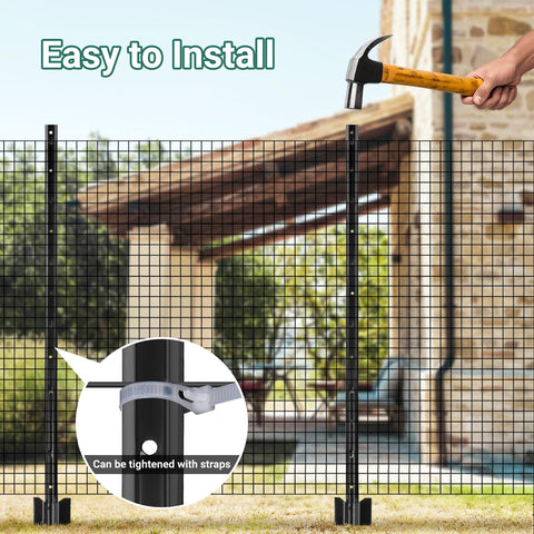 Toriexon easy-ground installation by hammering to sink the anchor plate.