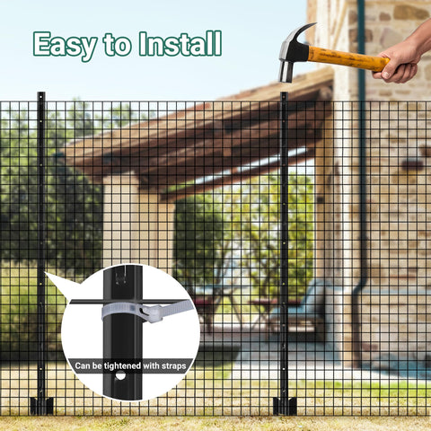 Toriexon easy-ground installation with hammer enables fast setup.