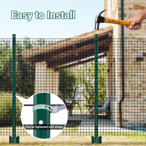 Toriexon garden fence post ideal for enclosing plants and pet protection.