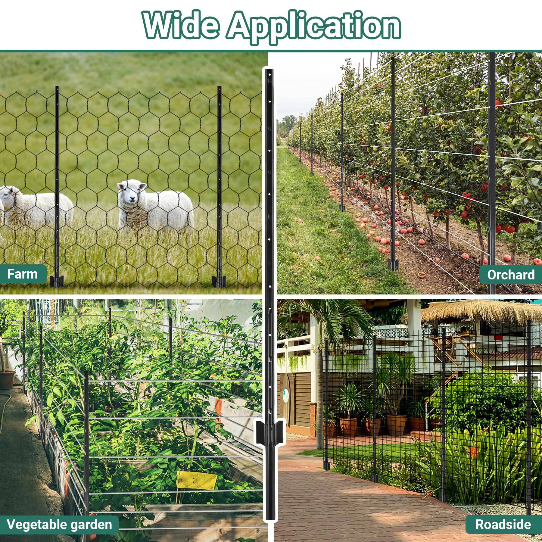 Toriexon garden fencing setup demonstrating versatile use.