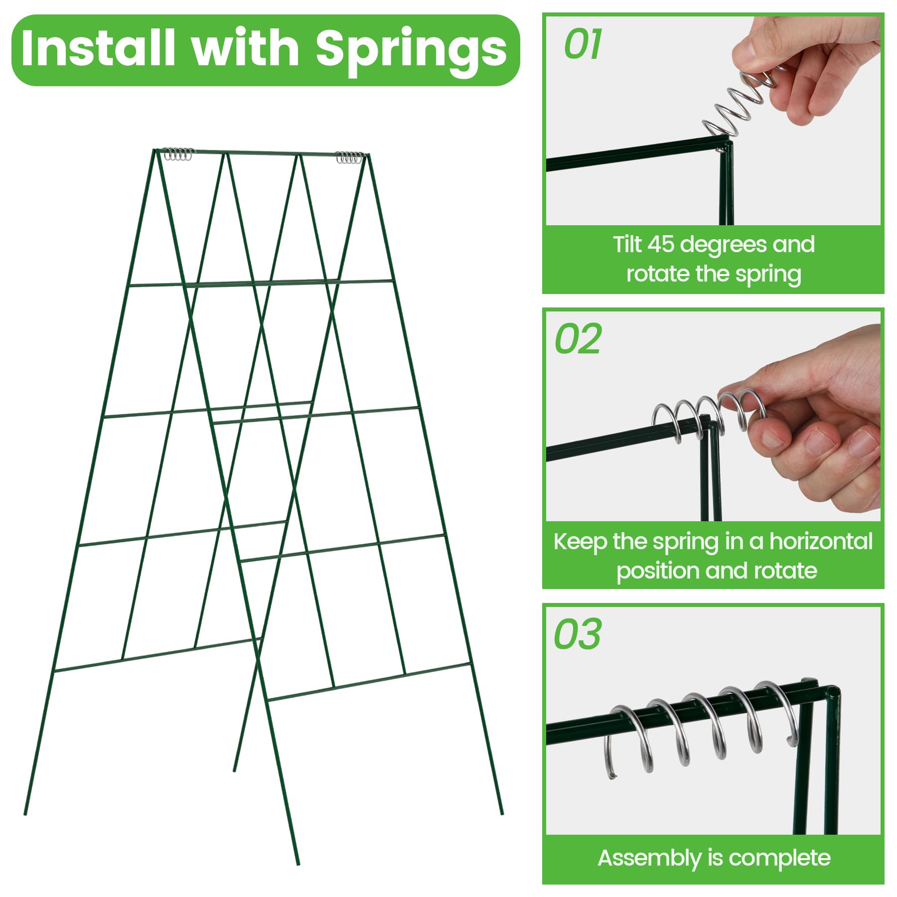 Toriexon Garden accessories twist ties and clips support vines.