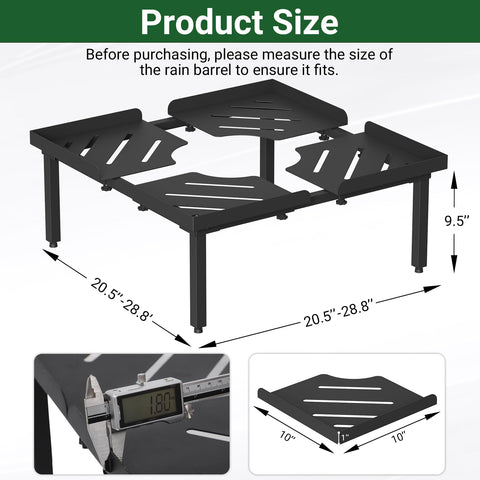 Toriexon heavy-duty-steel-stand outdoor rust-resistant frame for lasting garden use.