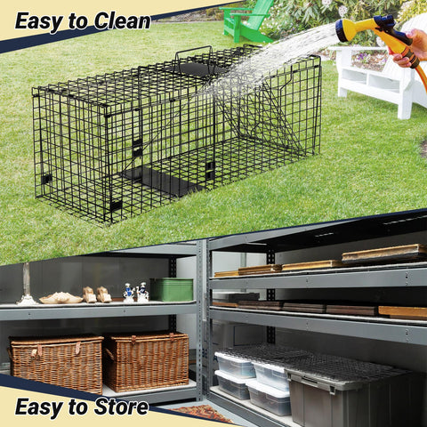 Toriexon trap demonstrates safe handling and controlled release in use