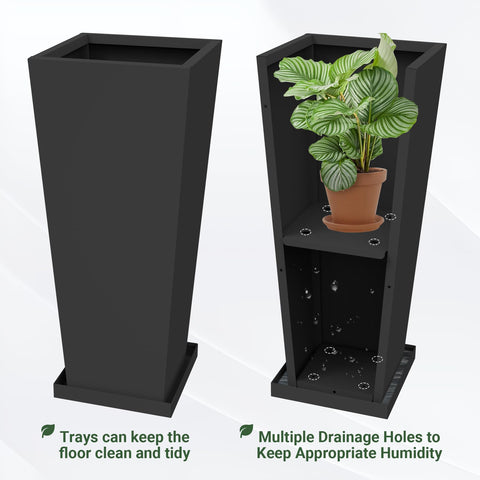 Toriexon outdoor indoor decor planter for porch, patio, balcony