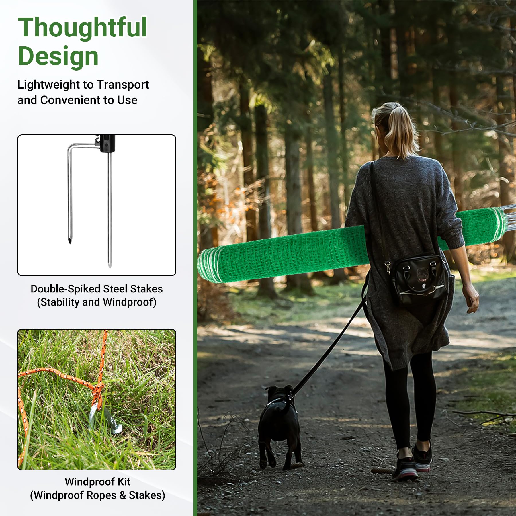 Toriexon portable poultry enclosure demonstrates flexible use in yard or garden.