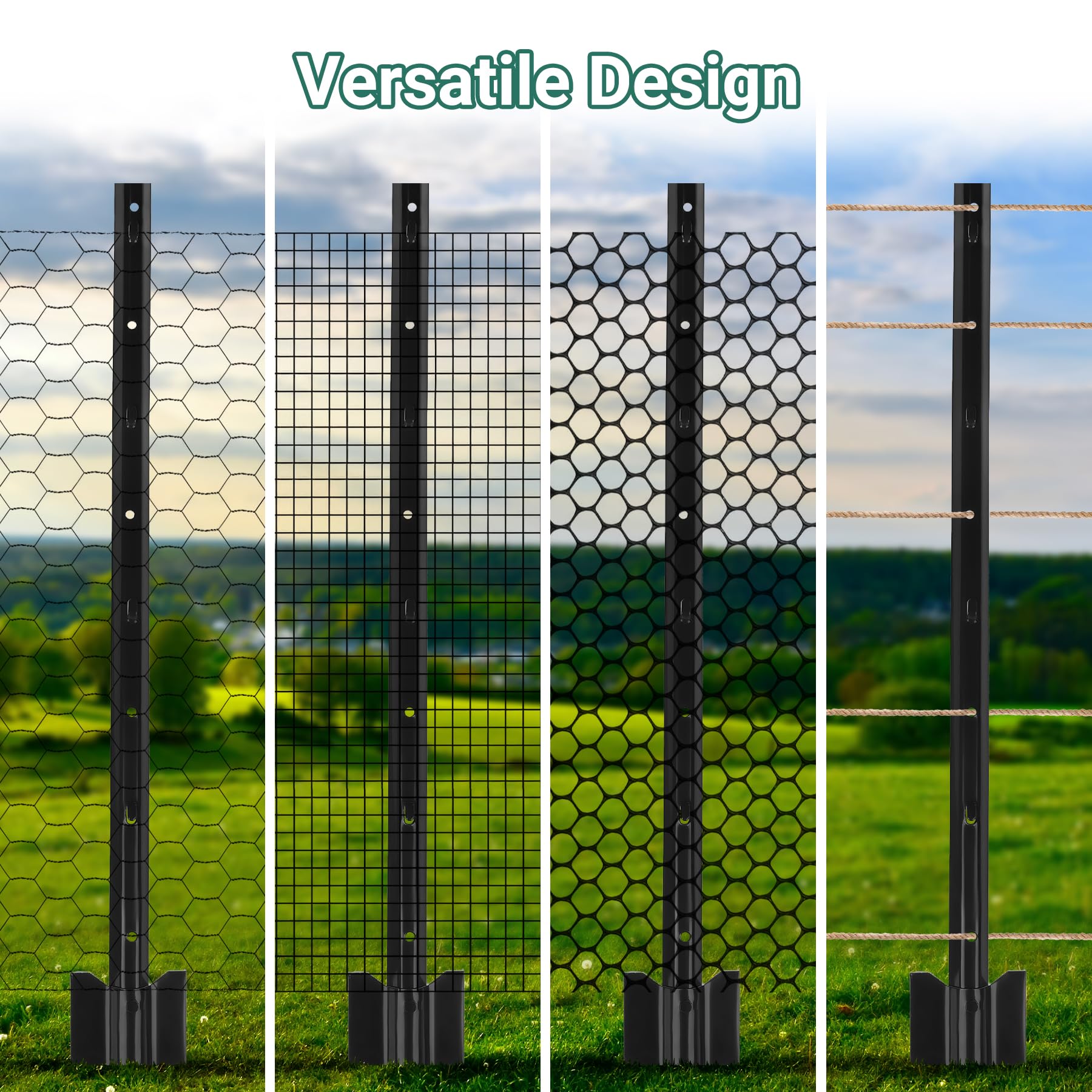 Toriexon powder-coated surface resists weather in wet and dry conditions.