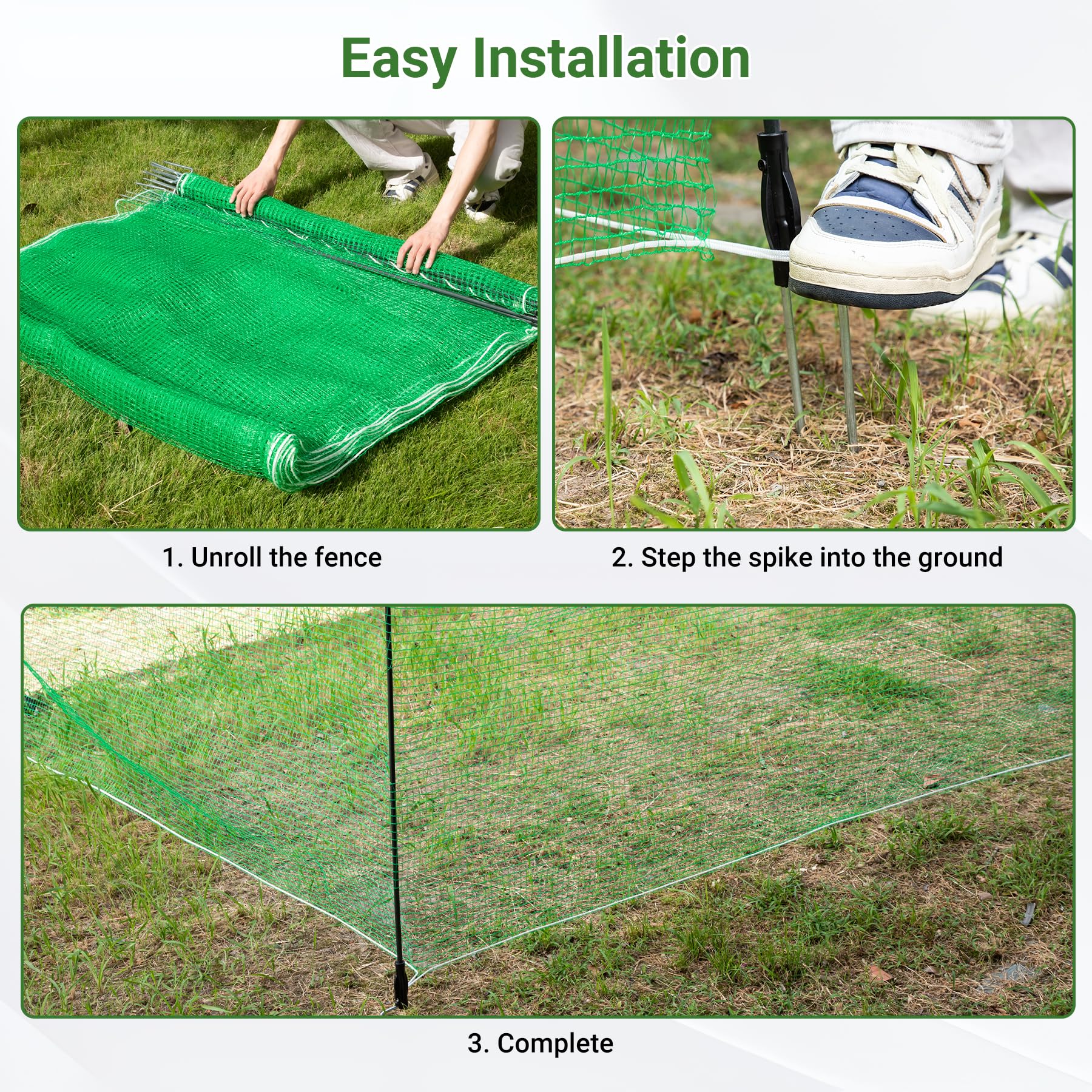 Toriexon premium PE mesh highlights durability for long-lasting boundary fencing.