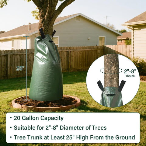 Toriexon bag fits trunks from 2 to 8 inches in diameter