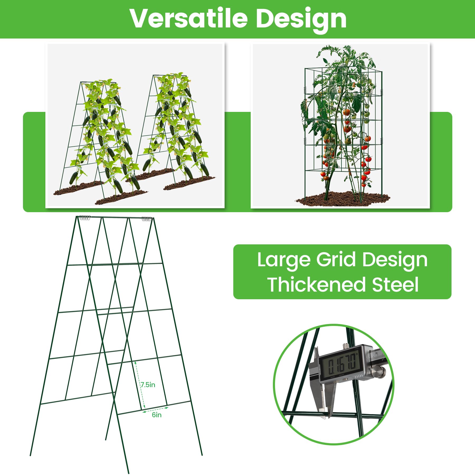 Toriexon U-stakes included provide extra stability in windy conditions.