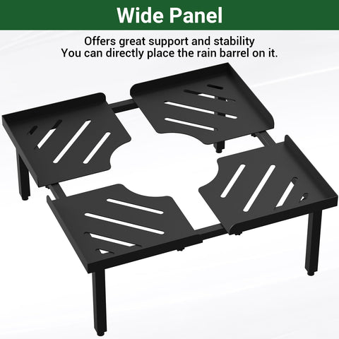 Toriexon wide-platform-base provides stable support and prevents tipping.