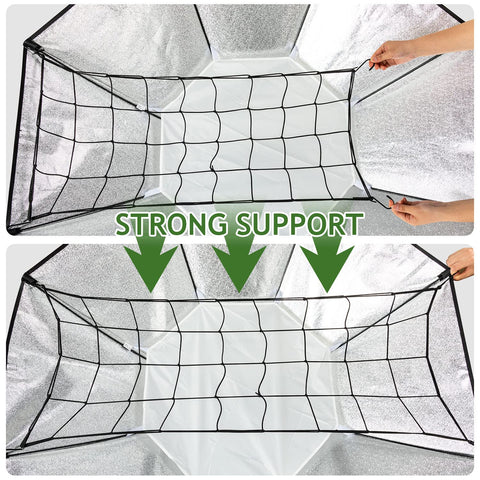 TORINALITAL elastic netting closeup shows soft polyester weave for delicate stems