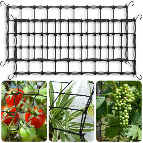 TORINALITAL grow tent trellis netting 2x4 in use for lateral plant support