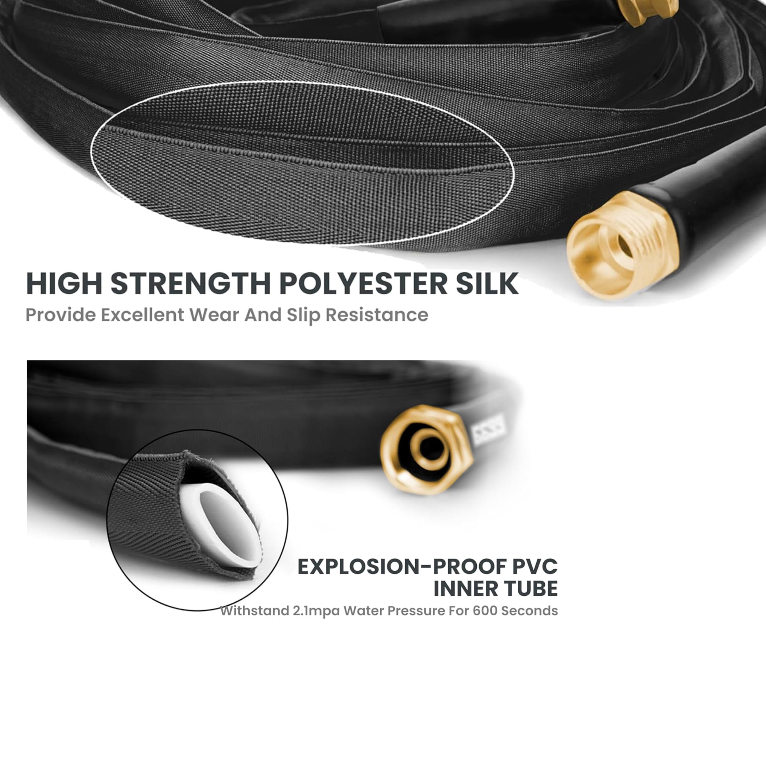 Torioweg all weather hose resists punctures for year round gardening tasks