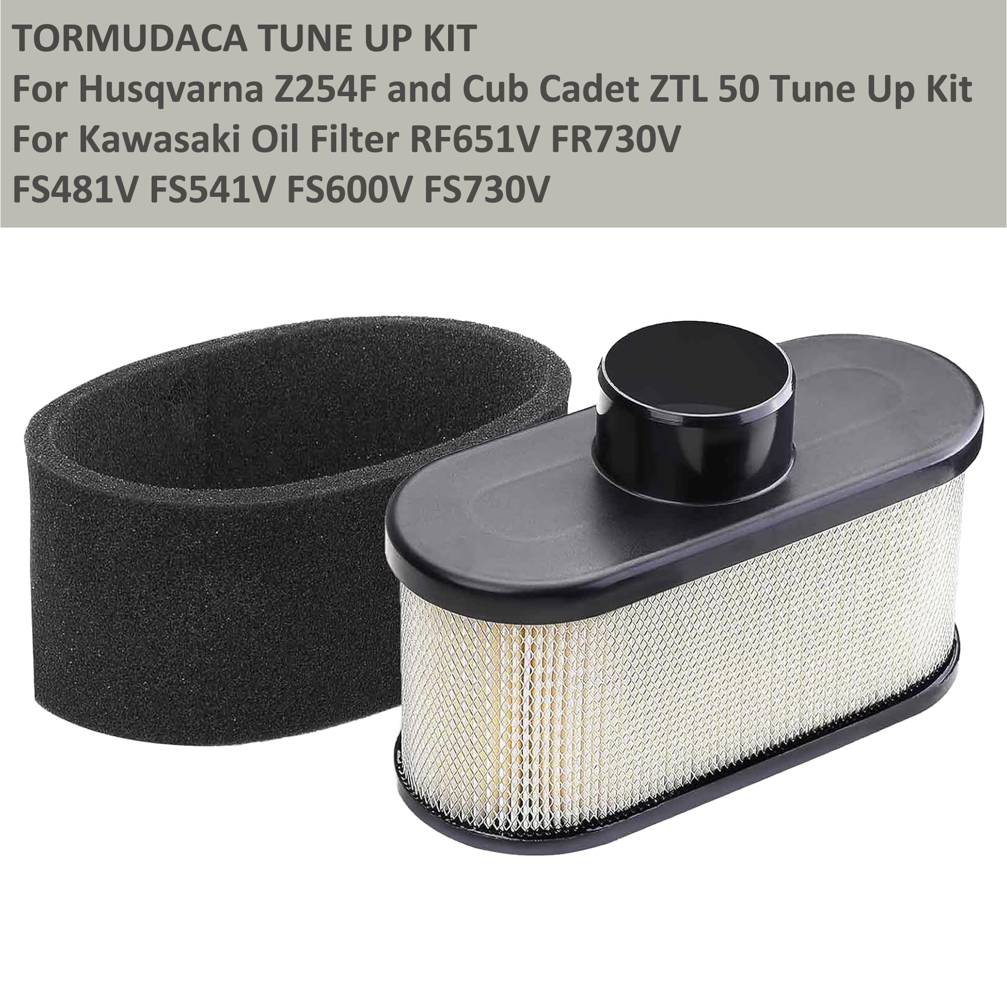 Tormudaca spark plugs included for reliable ignition and quick starts.