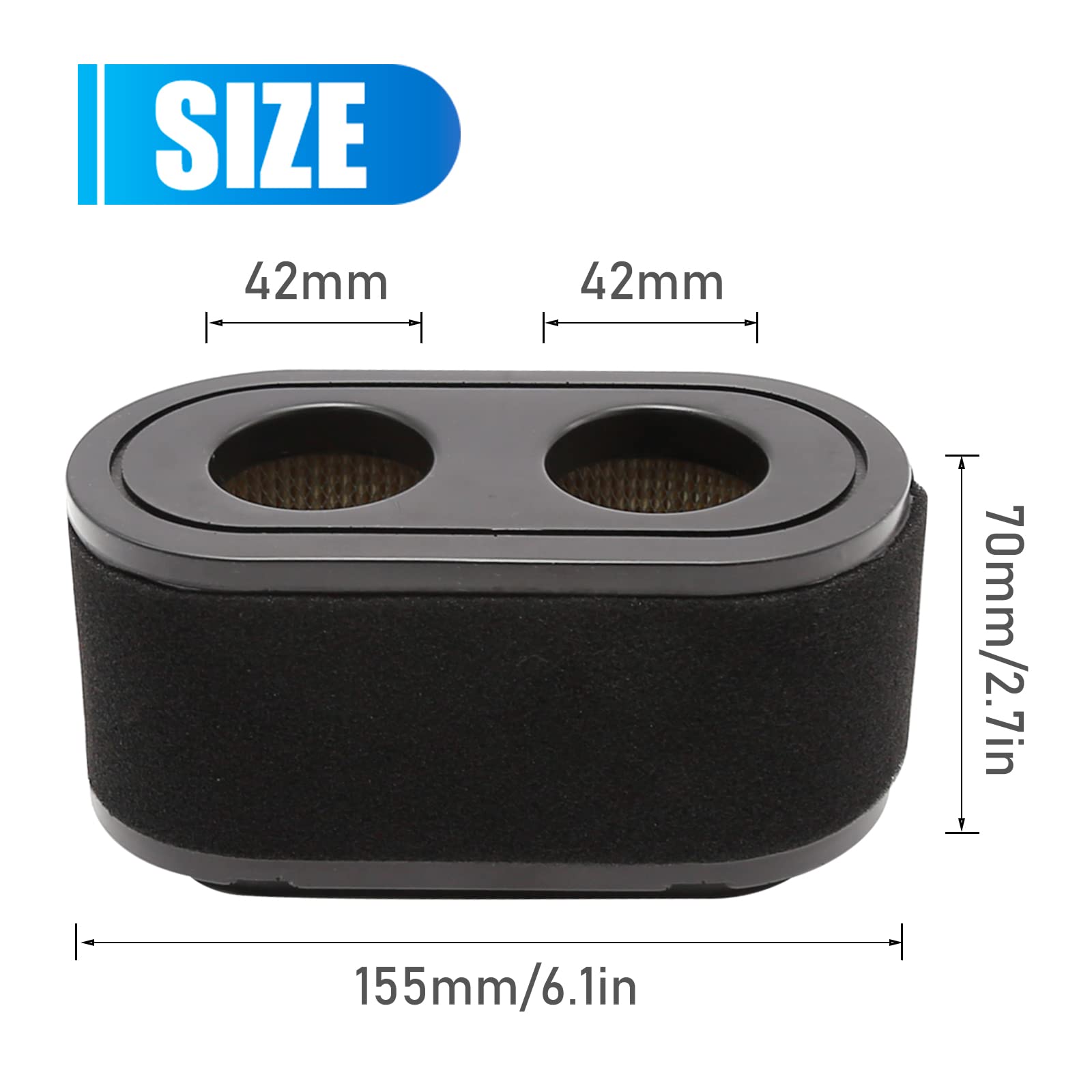 Toro 127-9288 pre cleaner captured in image for dirt reduction