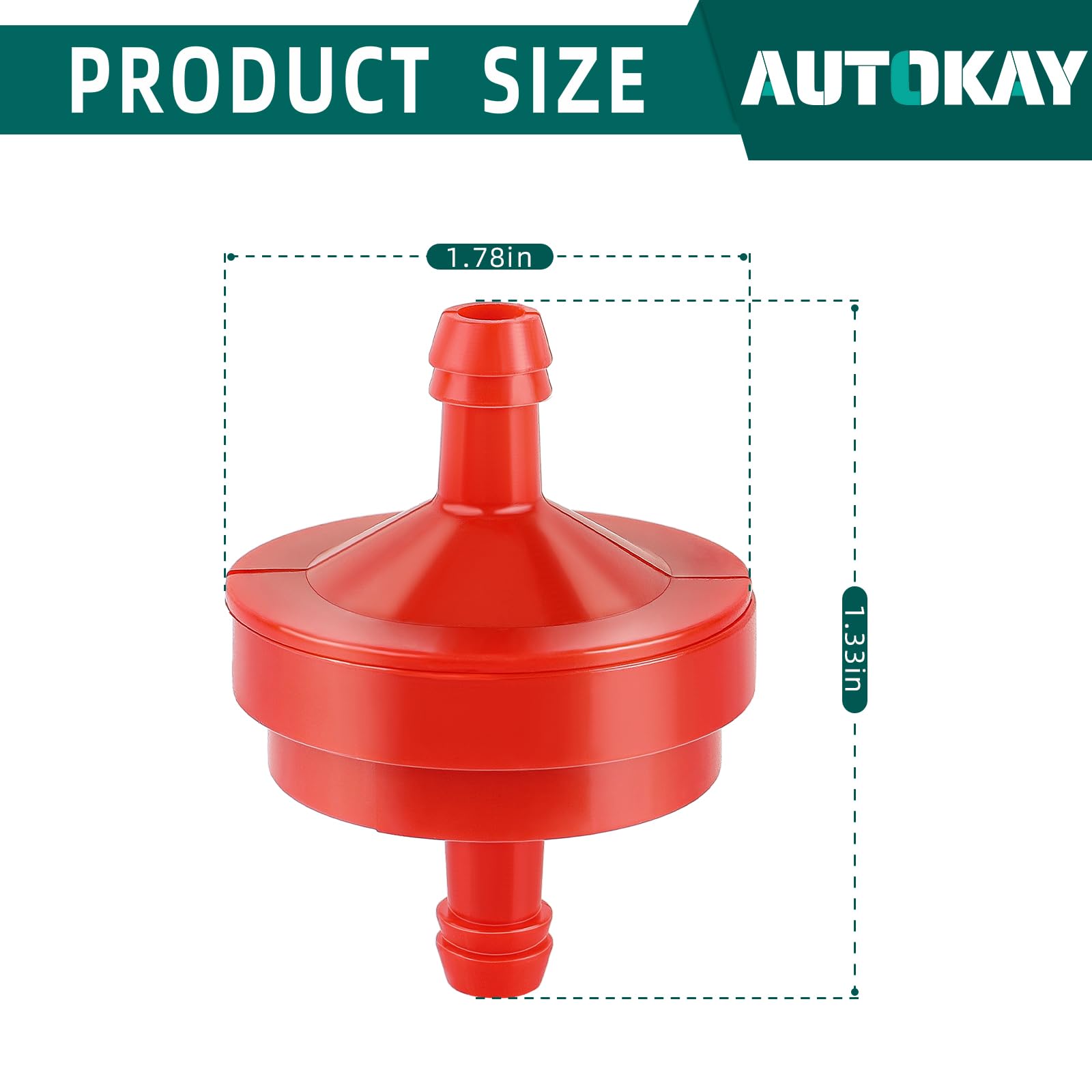 Toro 298090S compatible AUTOKAY filter supports steady fuel delivery