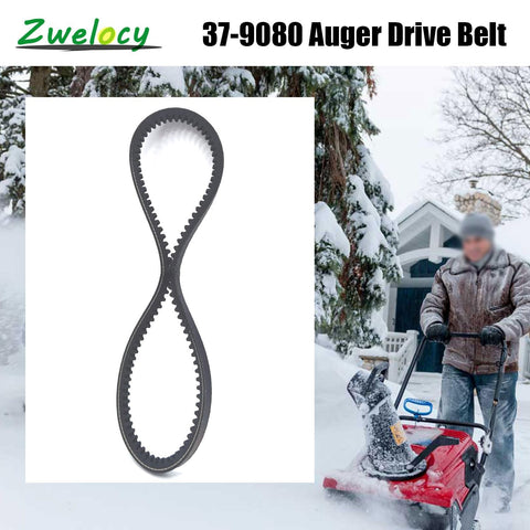 Toro 37-9080 belt mounted on auger drive for reliable performance.