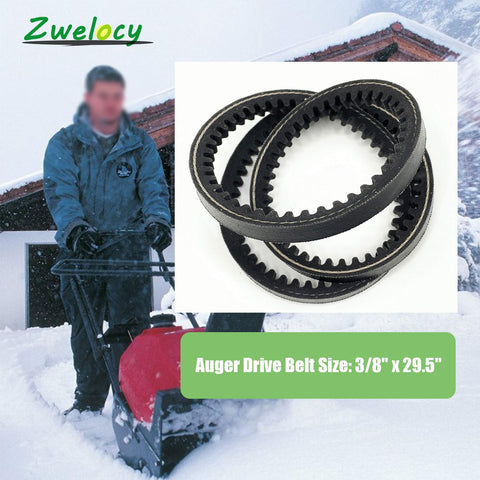 Toro 37-9080 cogged belt shown for durable snowblower use.