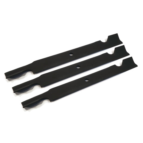 Toro 3PK blades for 60 Flow mower shown ready for precise cuts