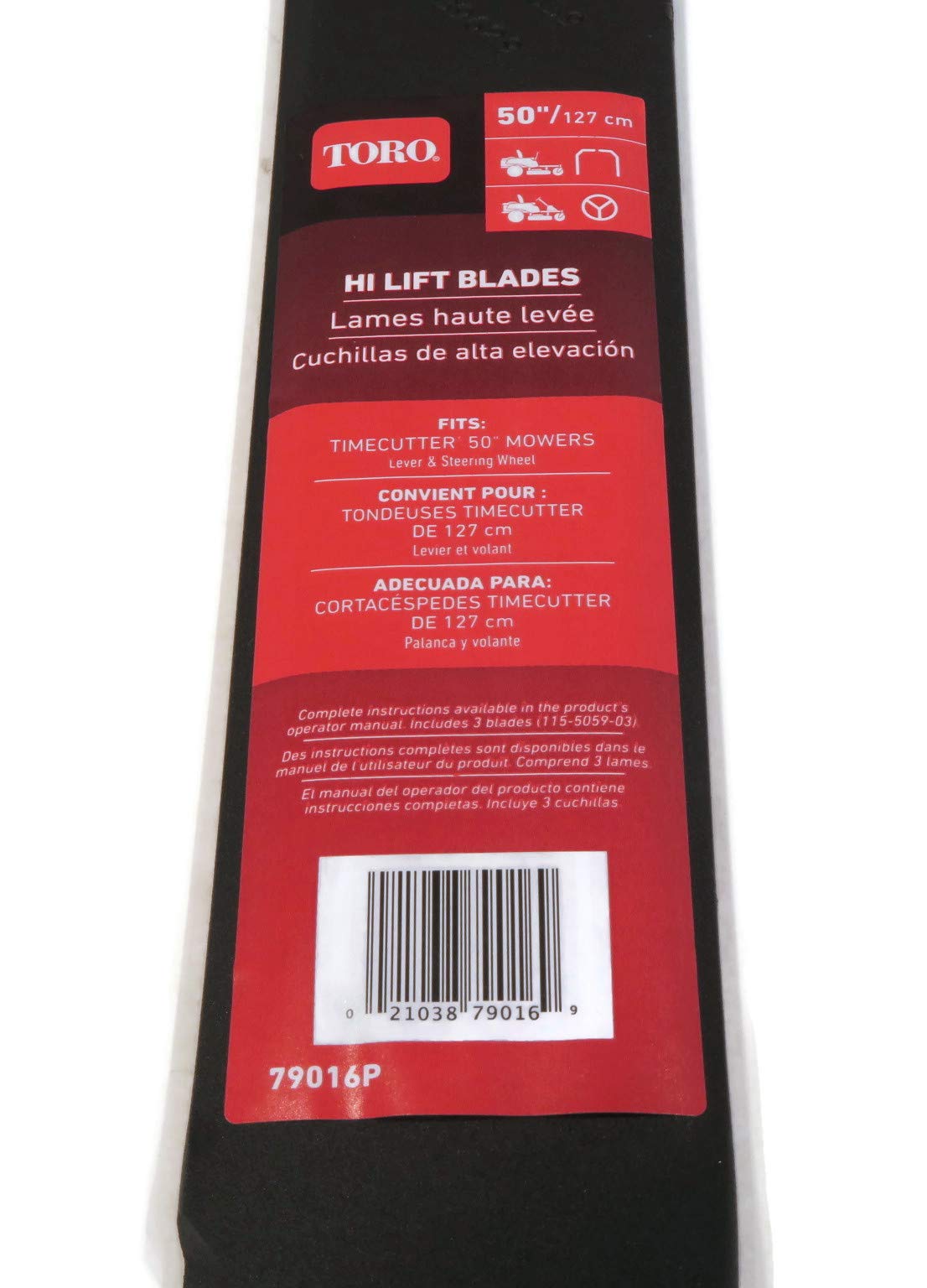 Toro BLD KT HGH Lift 50 durable construction emphasizing rugged, long-lasting performance