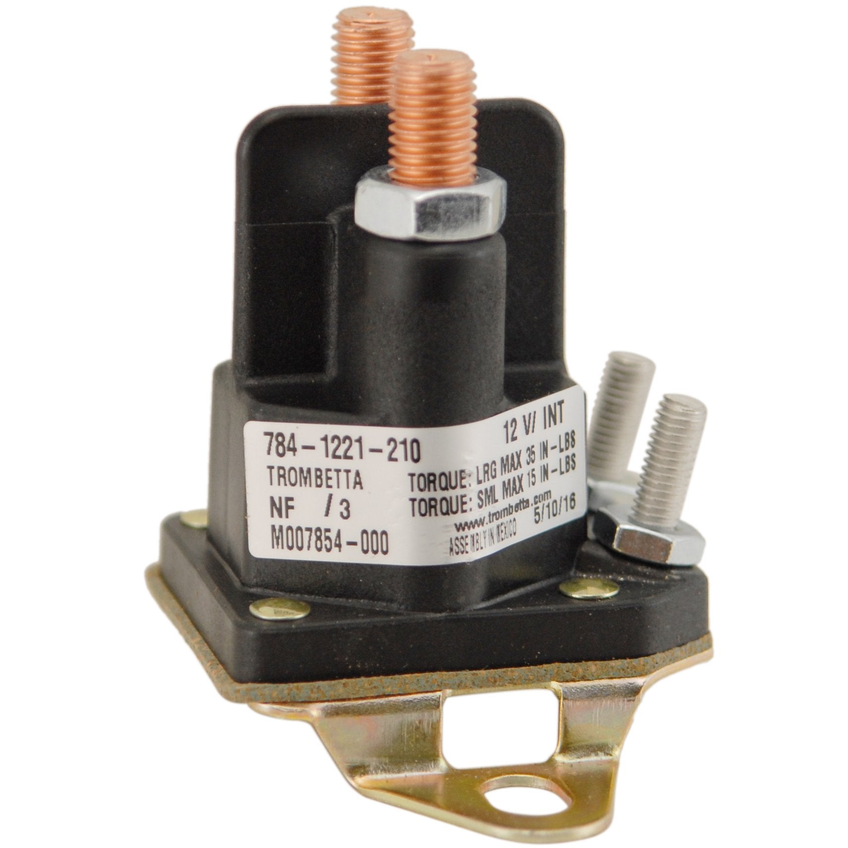 Toro solenoid 117-1197 closeup highlighting OEM build for durable, reliable mower operation.