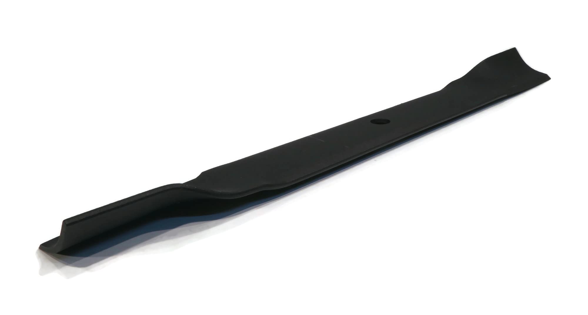 Toro 42-inch deck blades close-up showing sharp edge and fit