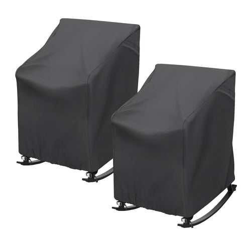 TORUTA 2-pack rocking chair cover protects patio furniture from rain and dust