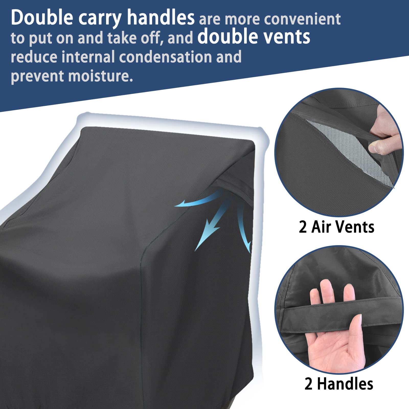 TORUTA waterproof chair cover cleans easily with a wipe and dries quickly