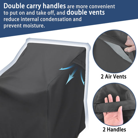 TORUTA waterproof chair cover cleans easily with a wipe and dries quickly