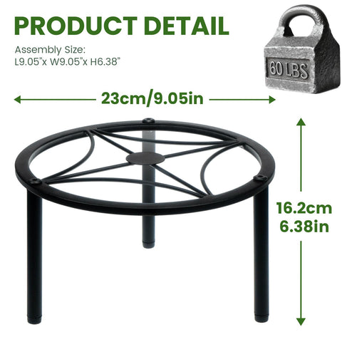 TOSKING adjustable leveling feet keep it stable on uneven surfaces.