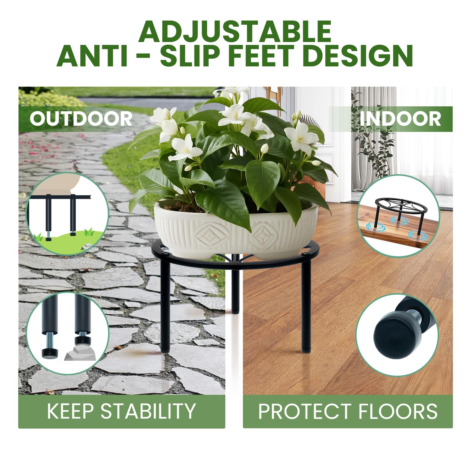 TOSKING suitable for indoor, balcony, and garden spaces.